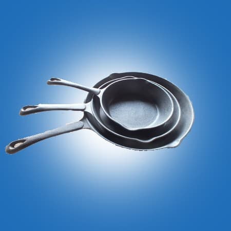 Cast Iron Round Skillets_Square Skillets_Frying Pans
